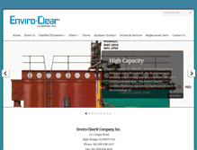 Tablet Screenshot of enviro-clear.com